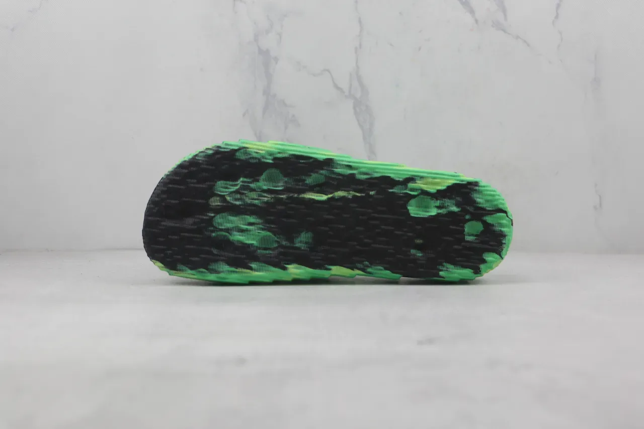 Adidas Yeezy Slide Verde Preto Camo Chinelos 8