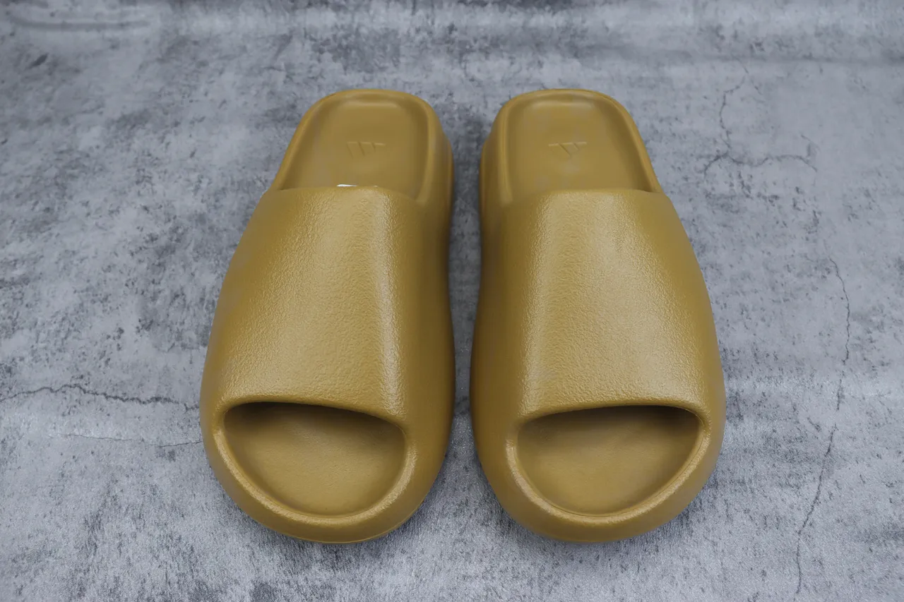 Adidas Yeezy Slide jaune moutarde pantoufle 2