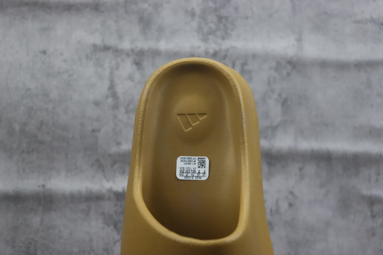 Adidas Yeezy Slide jaune moutarde pantoufle 3