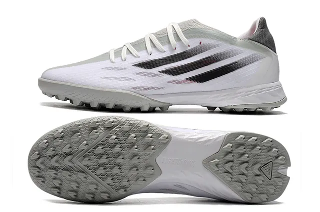 Adidas Chaussures de football turf jaune noir low-cut lacets upper text-print 20