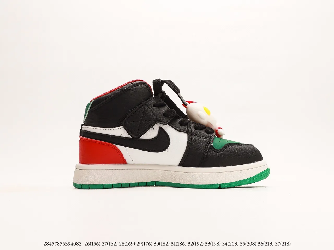 Air Jordan 1 High Kids Black White Red Gray Blue Spiderweb Basketball Shoes 6