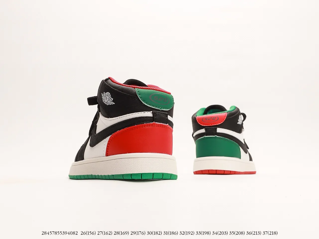 Air Jordan 1 High Kids Black White Red Gray Blue Spiderweb Basketball Shoes 10