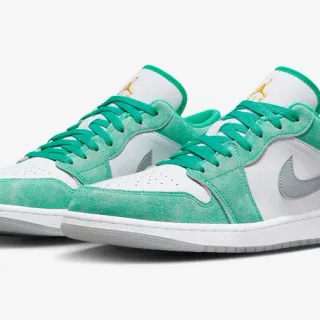 Air Jordan 1 Low 薄荷绿白休闲运动鞋