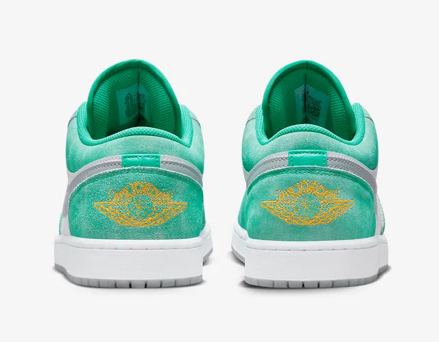 Air Jordan 1 Low Mint Green White Lifestyle Sneakers 5