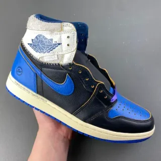 Air Jordan 1 Union LA Black Royal Blue Basketball Shoes