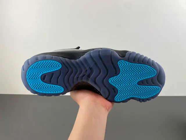 Air Jordan 11 Black Turquoise Jumpman Basketball Shoes 11