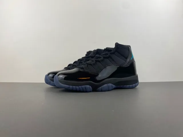 Air Jordan 11 Black Turquoise Jumpman Basketball Shoes 12
