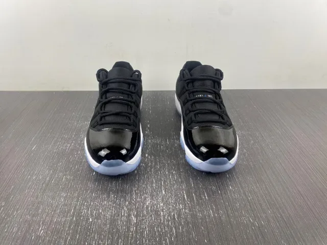 Air Jordan 11 Black White Royal Blue Basketball Shoes 3