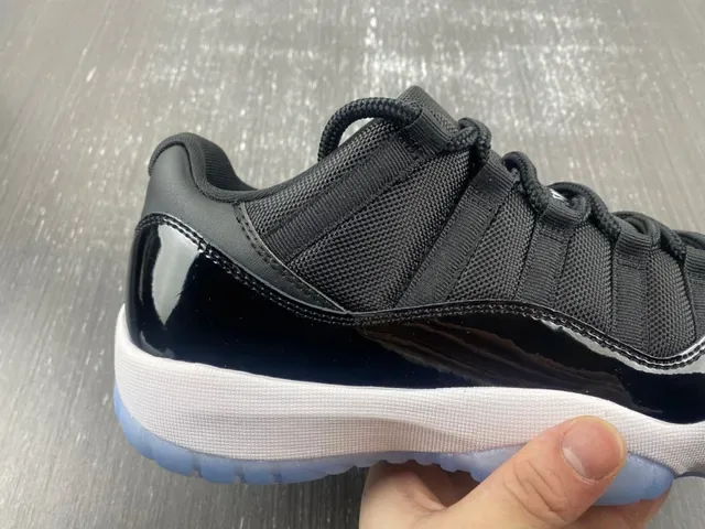 Air Jordan 11 Black White Royal Blue Basketball Shoes 5