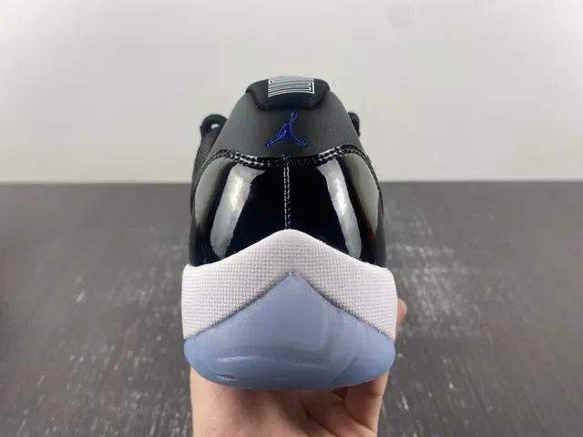 Air Jordan 11 Black White Royal Blue Basketball Shoes 8