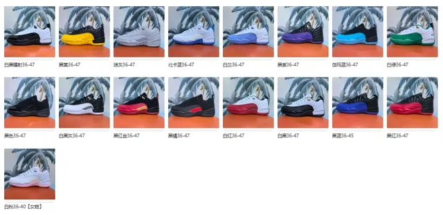 Chaussures de basketball Air Jordan 12 blanc et bleu clair 2