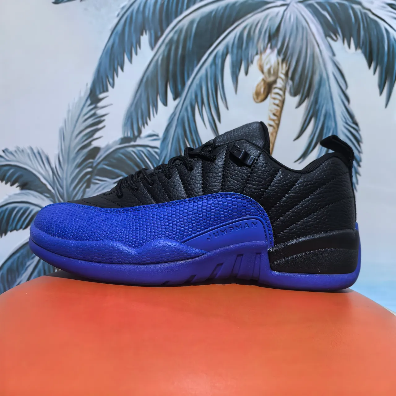 Chaussures de basketball Air Jordan 12 blanc et bleu clair 10