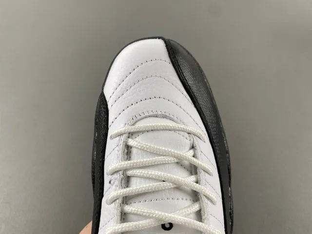 Air Jordan 12 White Black Gold Basketball Shoes 6