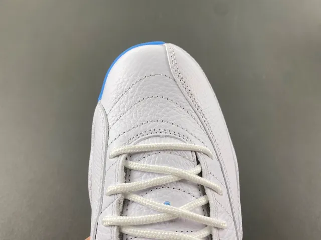Air Jordan 12 White Blue Basketball Shoes 5