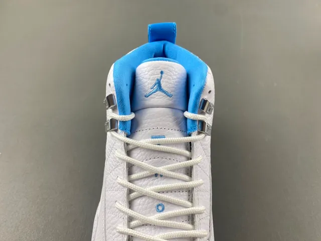 Air Jordan 12 White Blue Basketball Shoes 6