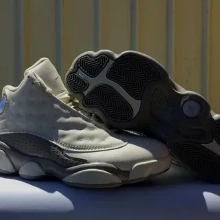 Air Jordan 13 Off-White Gray Basketball Shoes