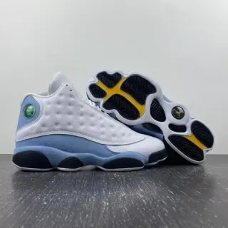 Air Jordan 13 白色 浅蓝色 黑色 黄色 绿色 宝石 篮球鞋