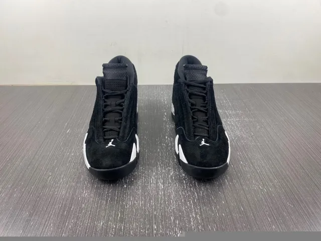 Air Jordan 14 Black and White Basketball Shoes 3