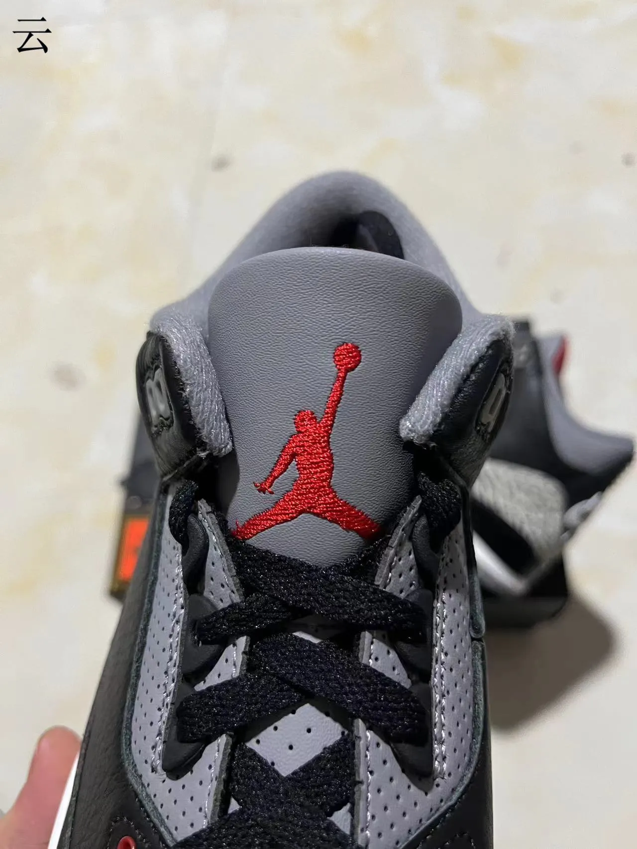 Air Jordan 3 Black Elephant Tênis de Basquete 4