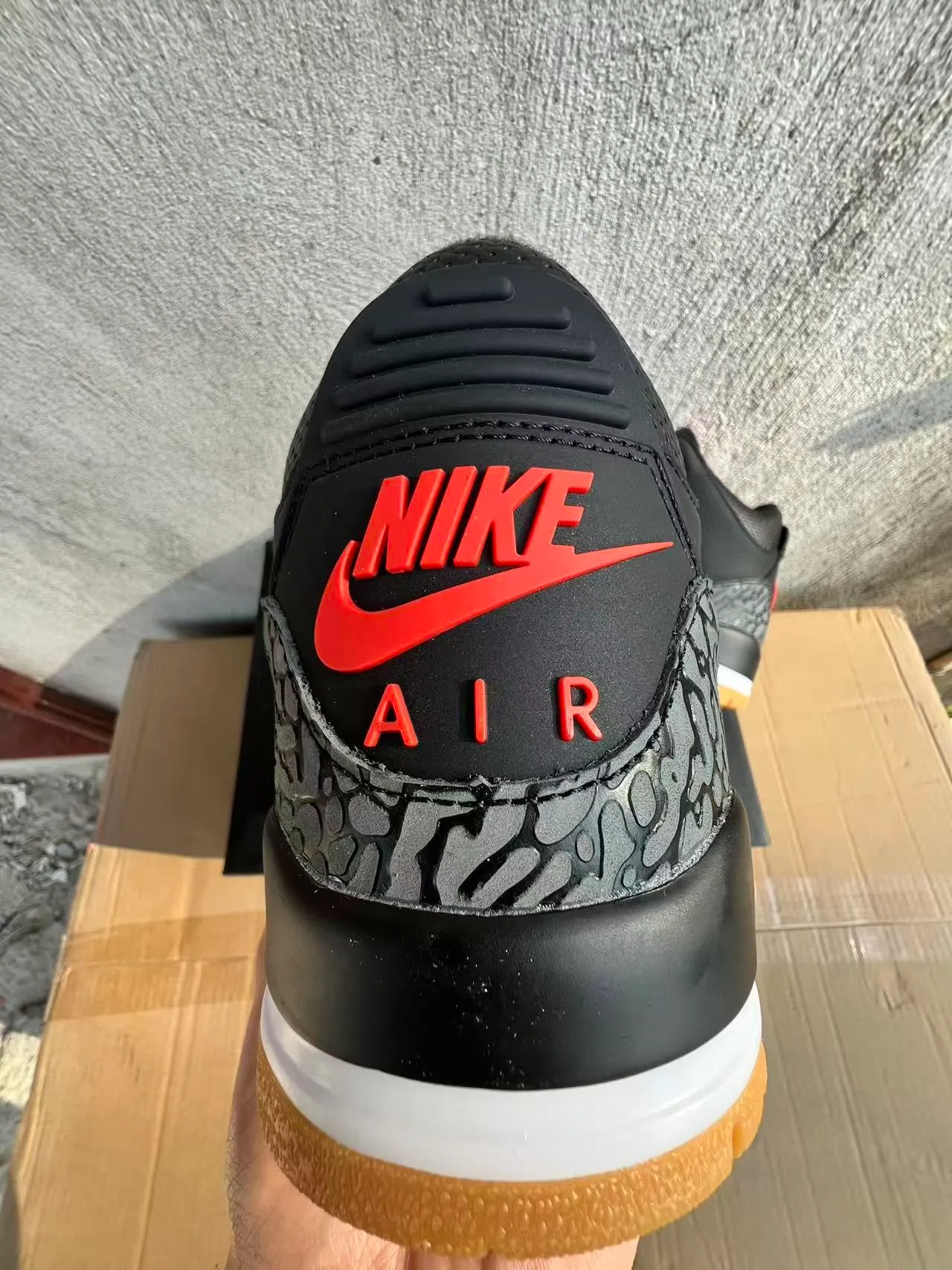 Chaussures de basketball Air Jordan 3 noir éléphant vert 8