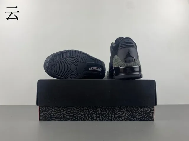 Air Jordan 3 Chaussures de Basketball Noir Olive Imprimé Éléphant 16
