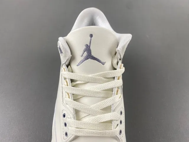 Air Jordan 3 Off-White Silver Elephant Basketball Shoes 6
