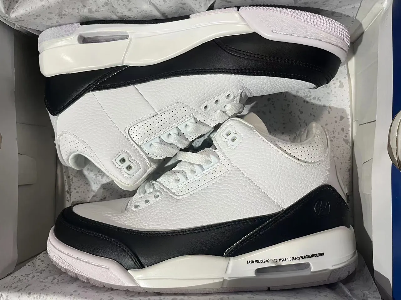 Air Jordan 3 White Black Basketball Shoes 6