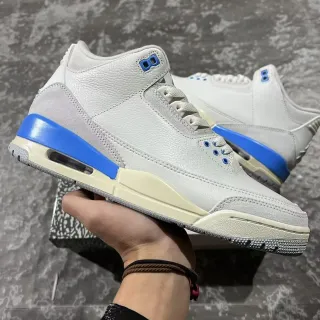 Air Jordan 3 白蓝象篮球鞋