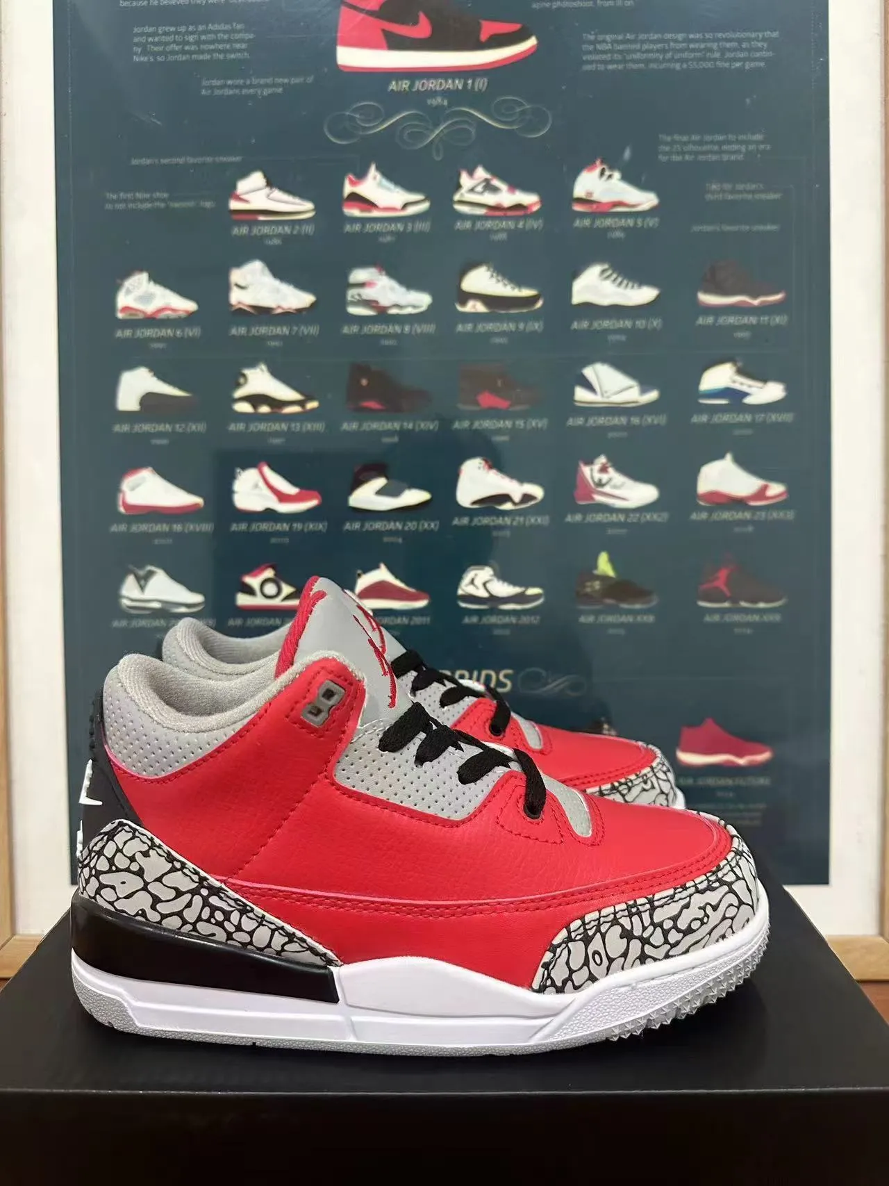 Air Jordan 3 White Elephant Print Basketball Shoes 11