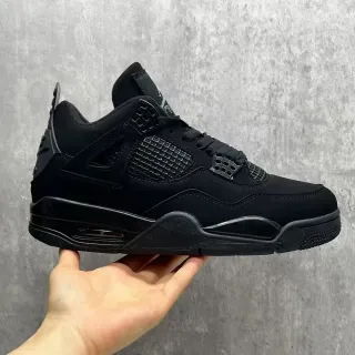 Air Jordan 4 全黑篮球鞋