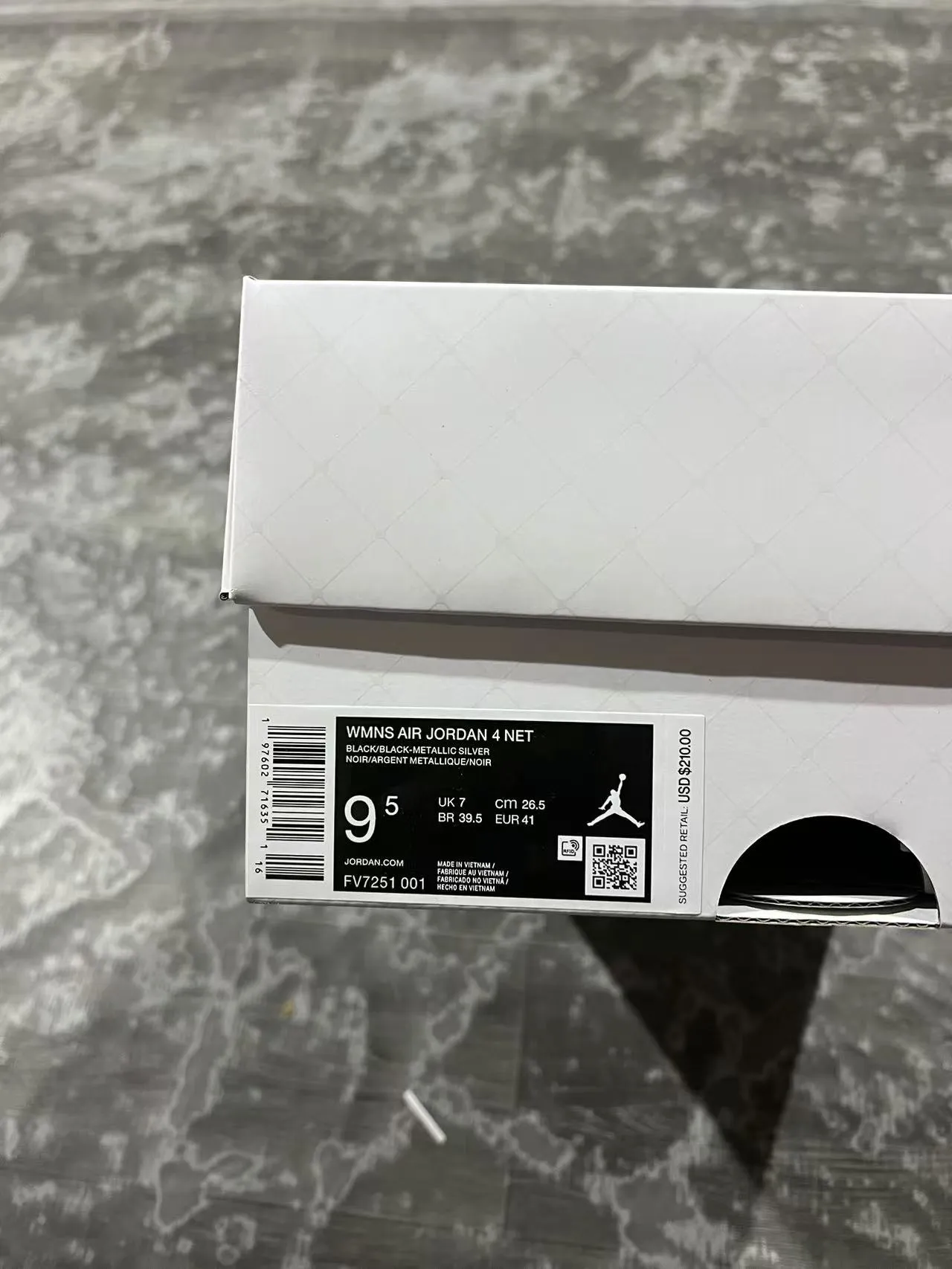 Chaussures de basketball Air Jordan 4 noir monochrome 11