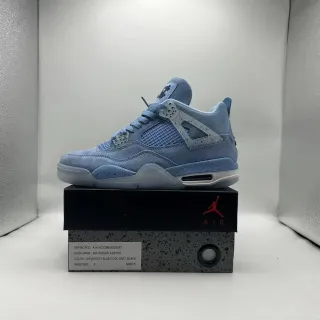 Air Jordan 4 Retro 大学蓝 酷灰 黑色 篮球鞋