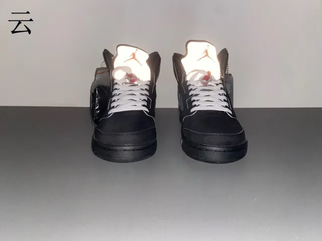 Chaussures de basketball Air Jordan 5 noir bleu clair ciment 12