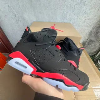 Air Jordan 6 Black Infrared Basketball Shoes