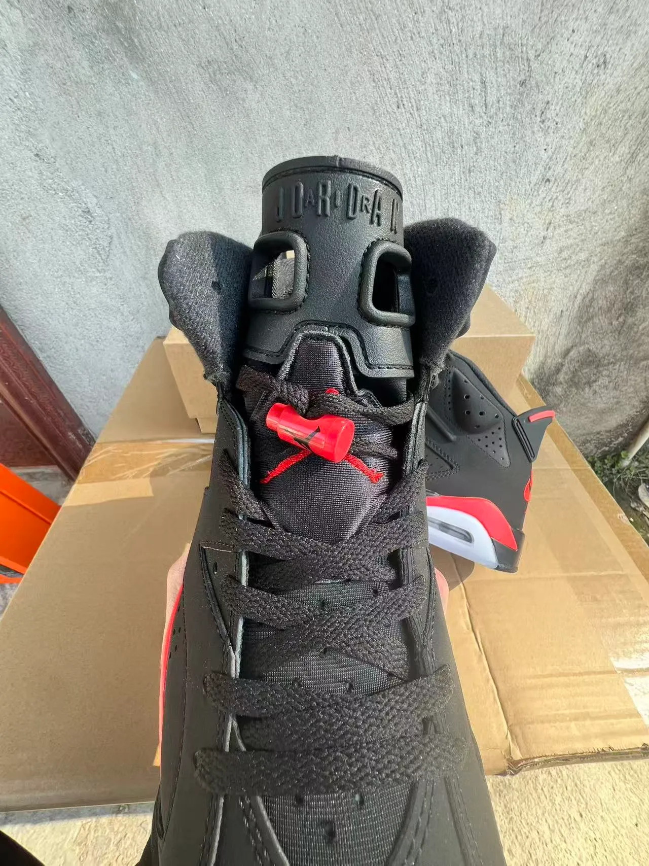 Air Jordan 6 Black Infrared Basketball Shoes 4