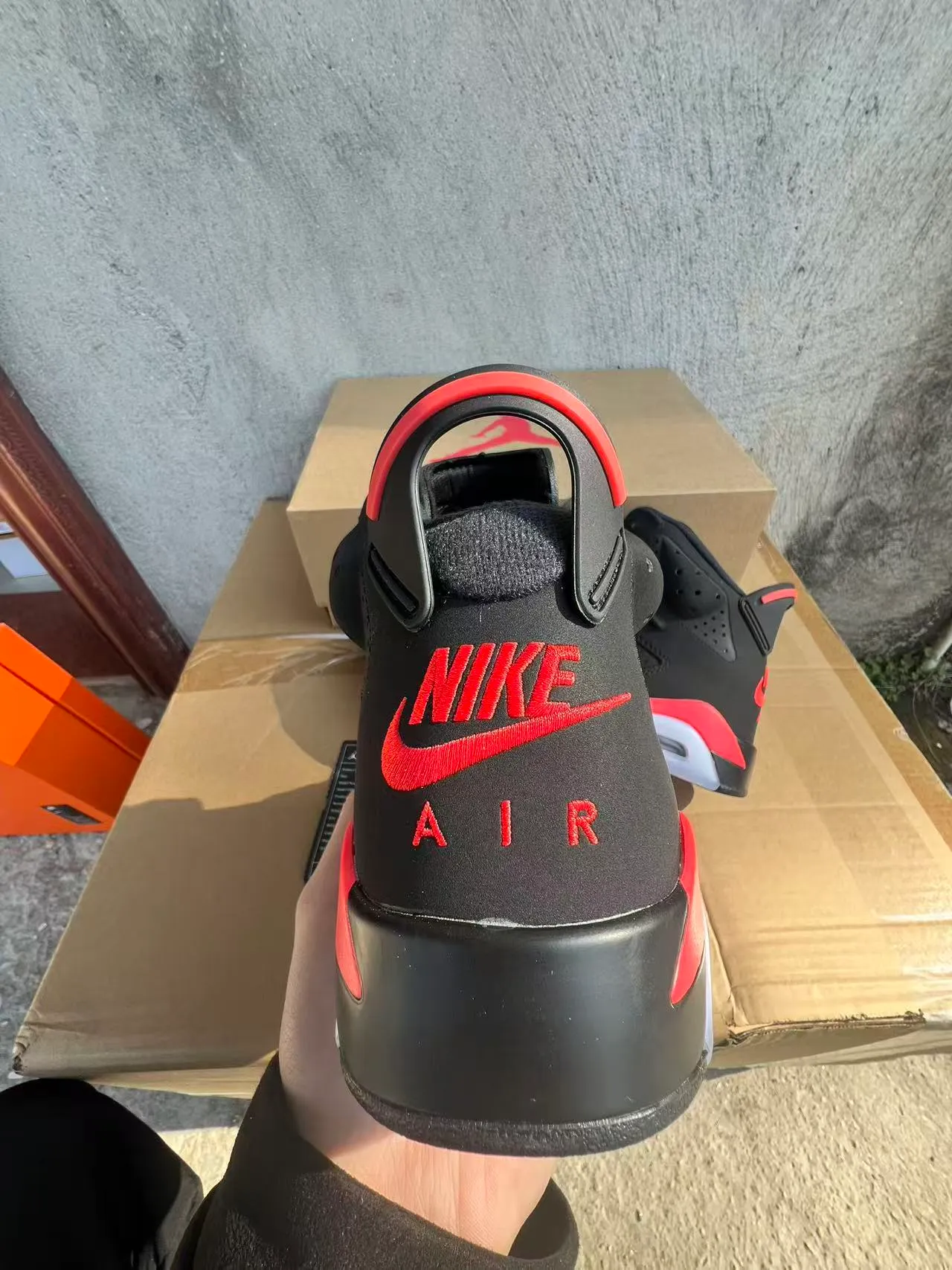 Air Jordan 6 Black Infrared Basketball Shoes 8