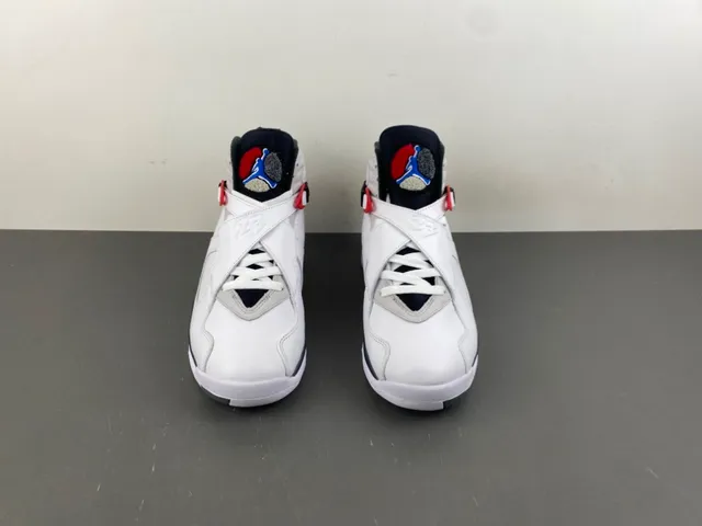 Air Jordan 8 White Black Red Basketball Shoes 11
