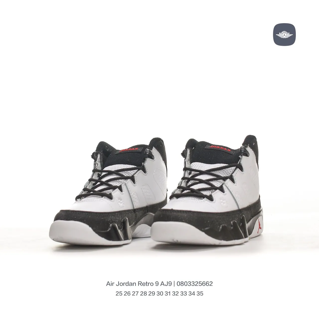 Air Jordan 9 Black Gray Yellow Orange Basketball Shoes 11