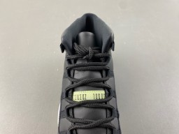 Air Jordan Black Green High-Top Silhouette Layered And Gray Upper Basketball Shoes 6