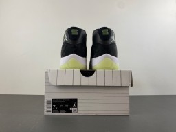 Air Jordan Black Green High-Top Silhouette Layered And Gray Upper Basketball Shoes 19