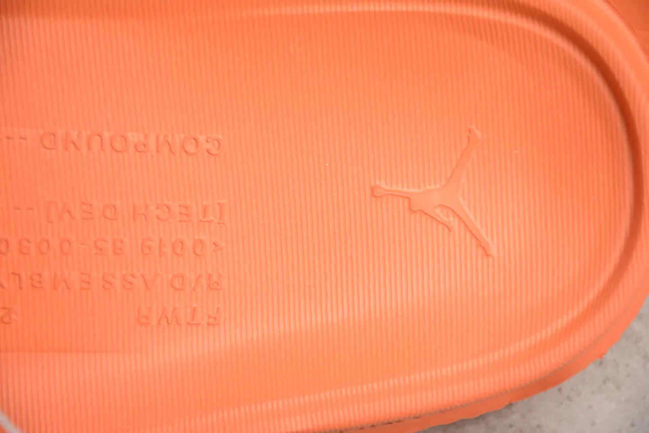 Air Jordan Slide Orange Single-Strap Slipper 3
