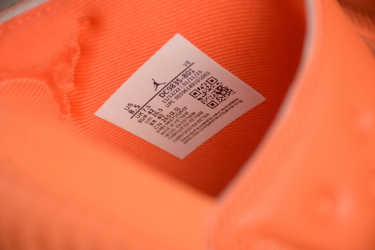 Air Jordan Slide Orange Single-Strap Slipper 4