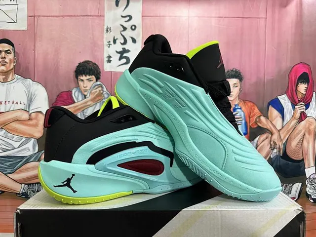 Tênis de basquete Air Jordan Tatum 1 Verde Lago 2