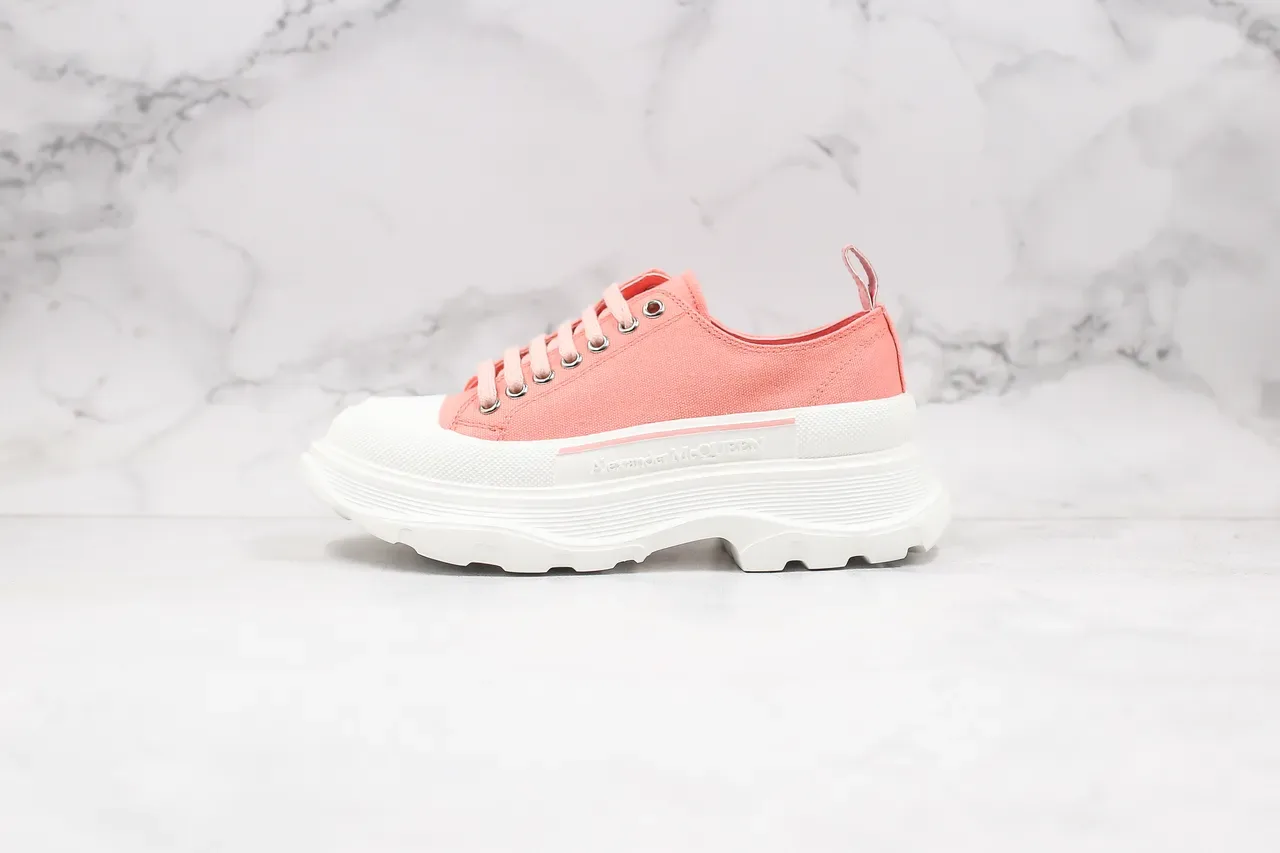 Alexander McQueen Oversized Sneaker Coral Pink Lifestyle Sneakers 1