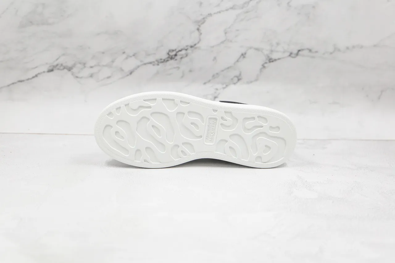 Alexander McQueen Oversized Sneaker White Black Lifestyle Sneakers 5