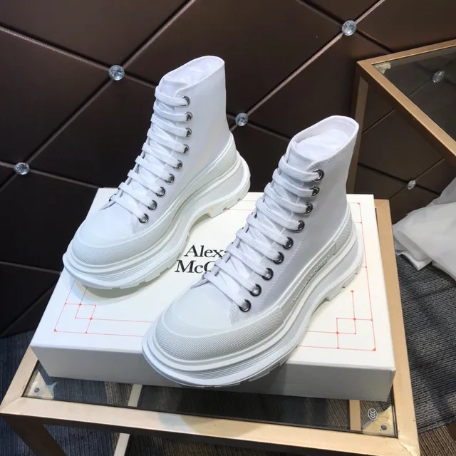 Alexander McQueen Oversized Sneaker White Chunky Sneakers 9