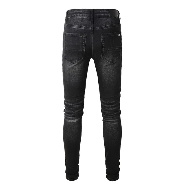 Amiri Black Multicolor Distressed Embroidered Jeans 13