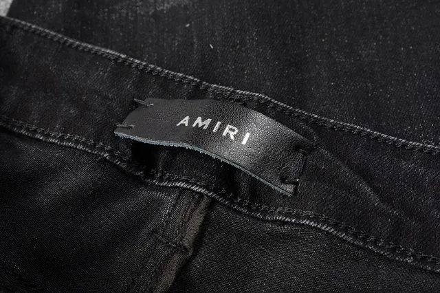 Amiri Black Multicolor Distressed Embroidered Jeans 15