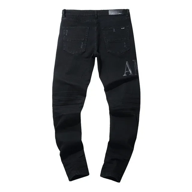 Amiri Distressed Skinny Black Jeans 3