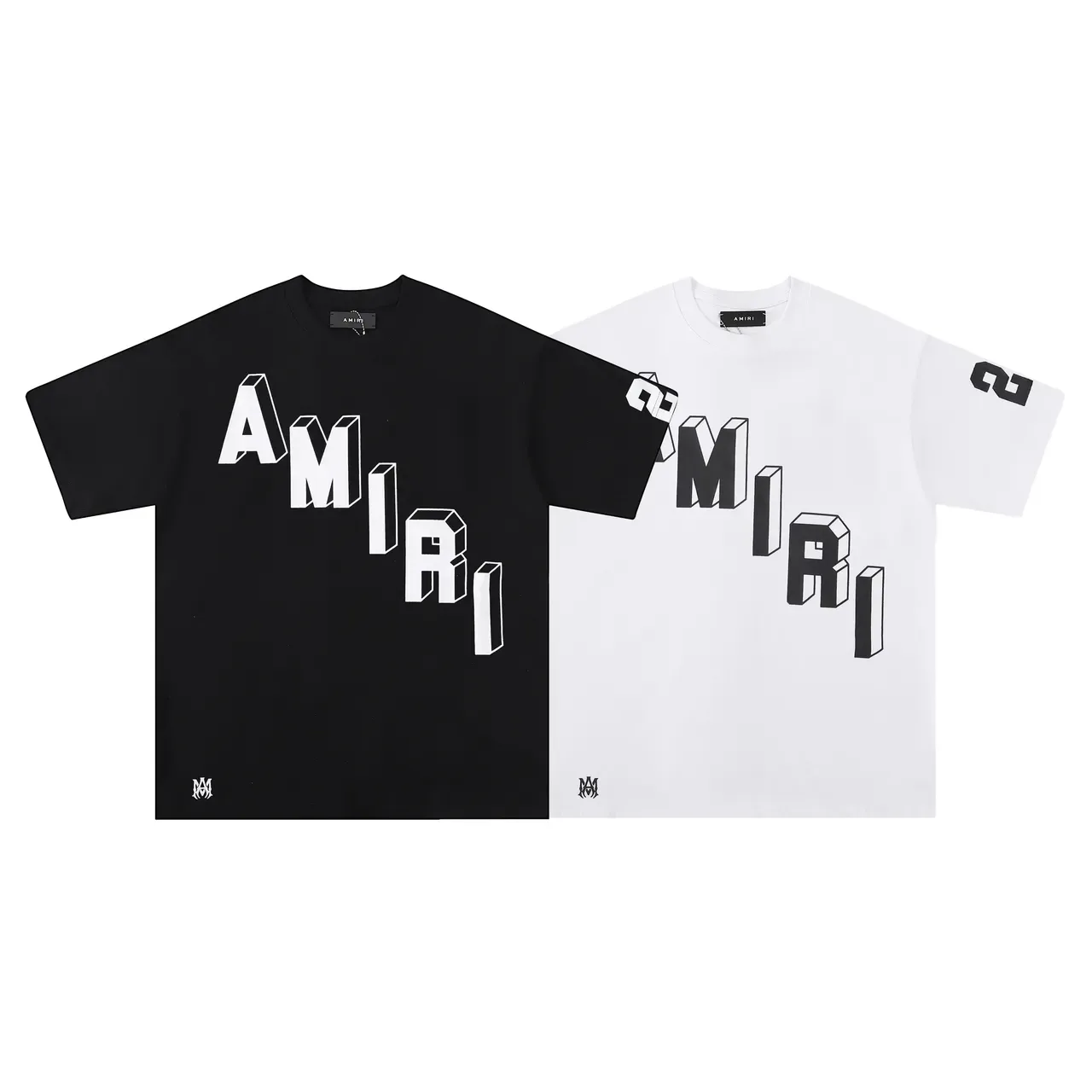 Amiri Graphic Print 3D Block Letter T-Shirt 6